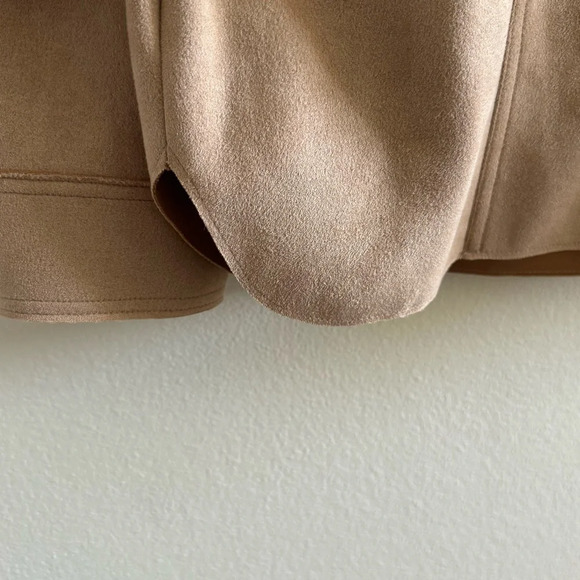 Jules Kae Hannah Beige Oversized Shacket Jacket Size XS - Picture 6 of 12